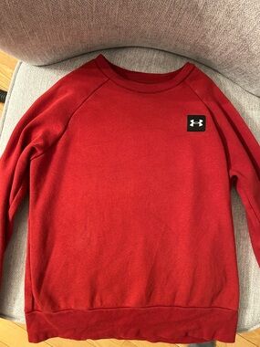 Under Armour Kids Red Crewneck Sweater